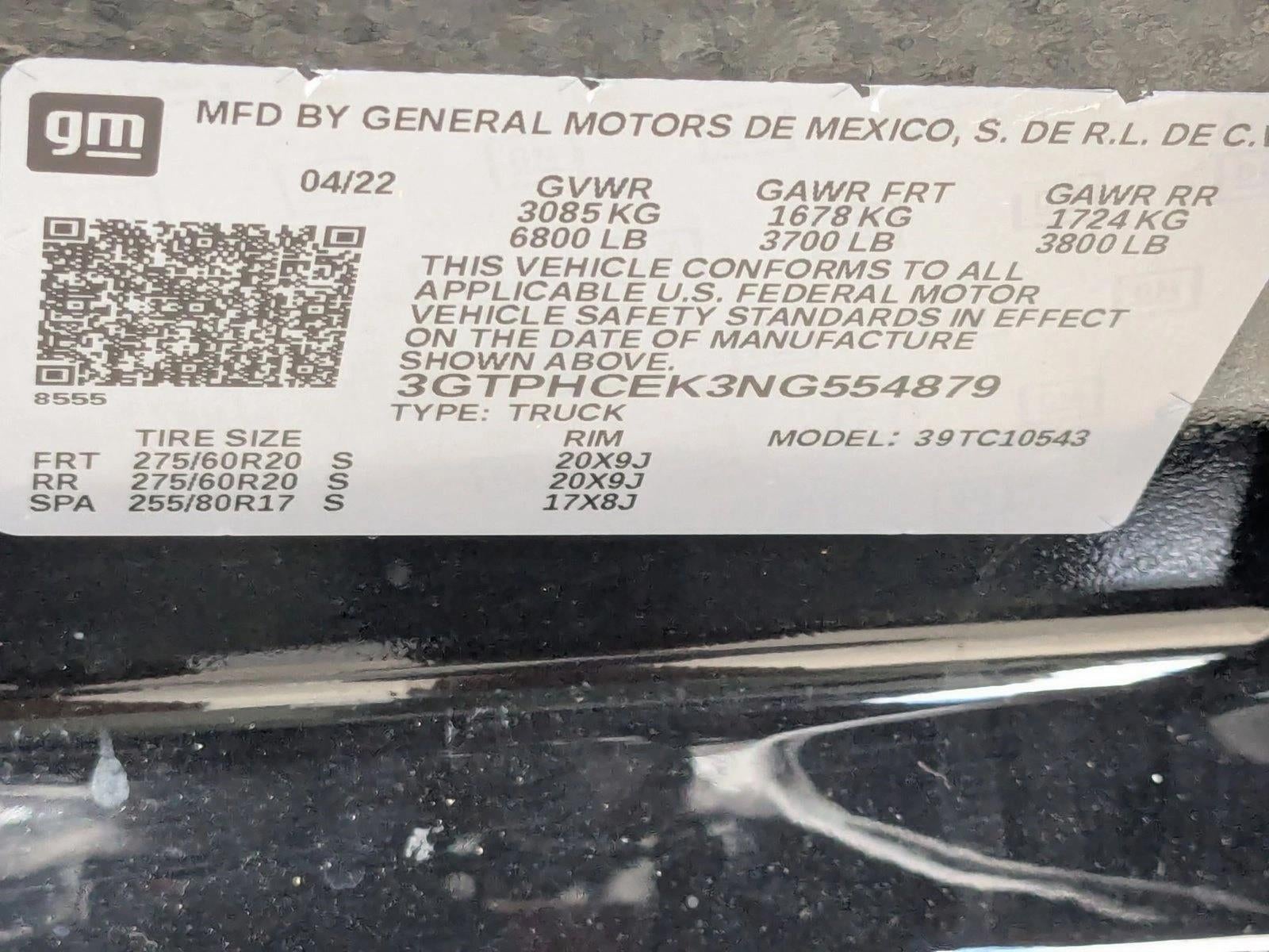 2022 GMC Sierra 1500 Crew Cab Short Box 2-Wheel Drive Elevation