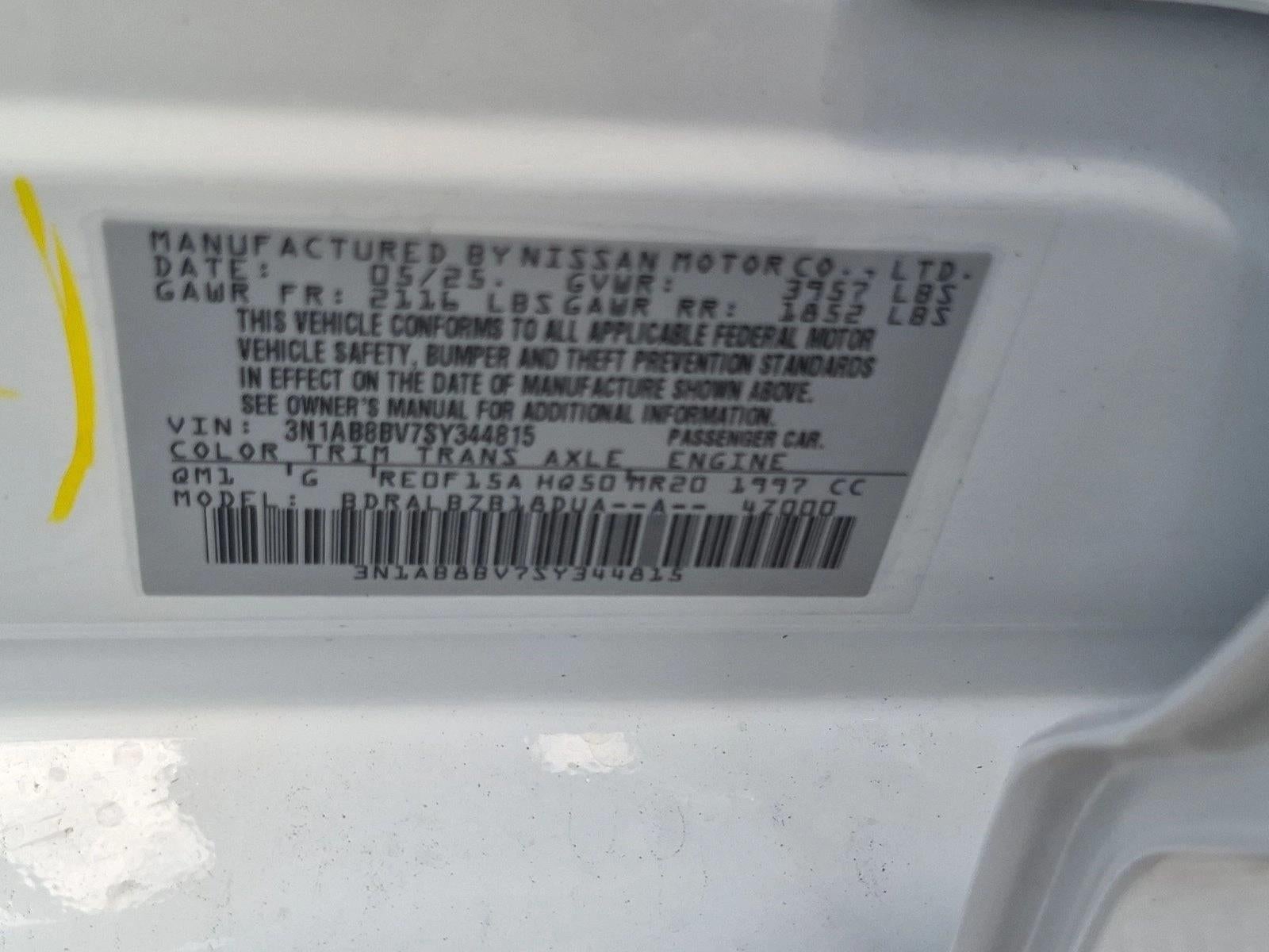 2025 Nissan Sentra S CVT