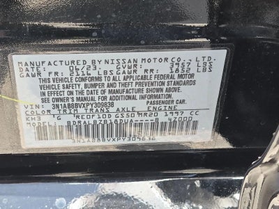 2023 Nissan Sentra S CVT
