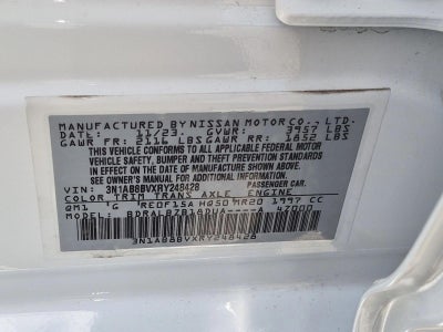 2024 Nissan Sentra S CVT