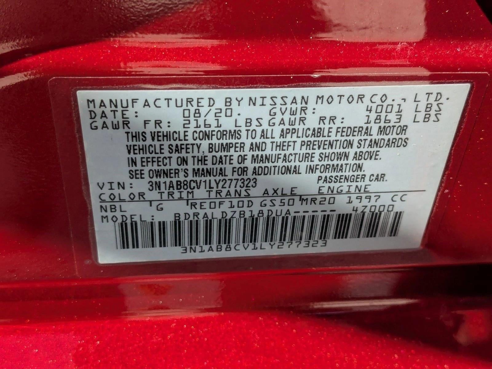 2020 Nissan Sentra SV CVT