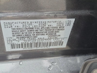 2021 Nissan Sentra SV CVT