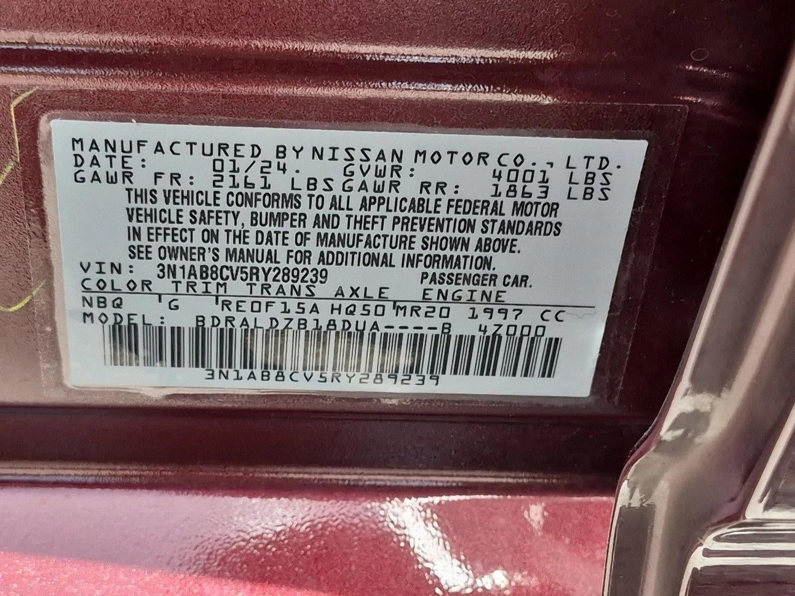 2024 Nissan Sentra SV CVT