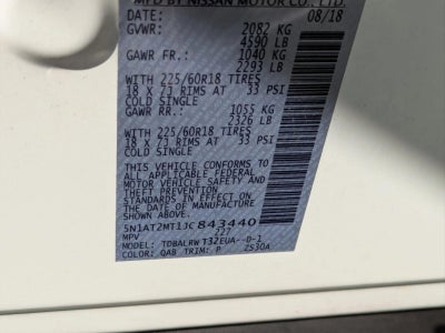 2018 Nissan Rogue FWD SL