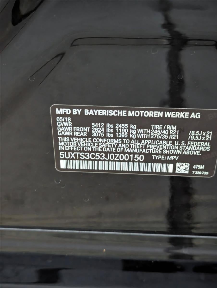 2018 BMW X3 M40i Sports Activity Vehicle