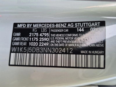 2022 Mercedes-Benz CLA AMG® CLA 45 4MATIC® Coupe