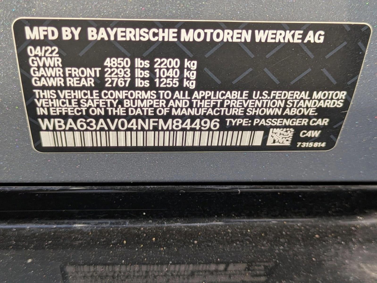 2022 BMW 430i Gran Coupe