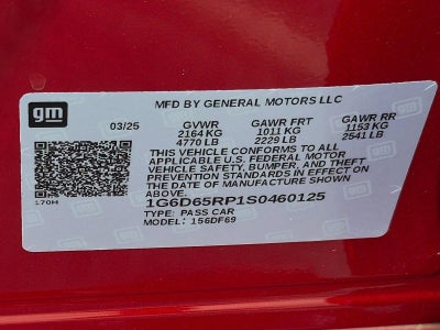2025 Cadillac CT4-V 4dr Sdn Blackwing
