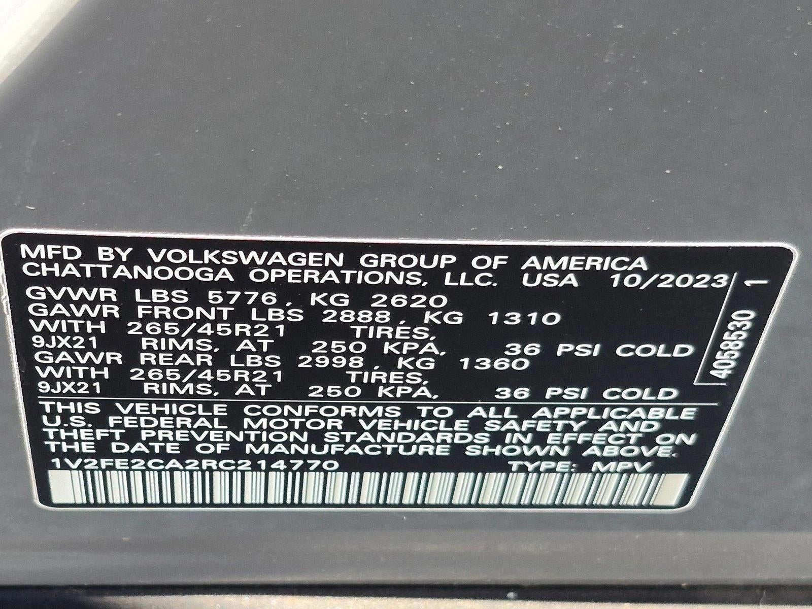 2024 Volkswagen Atlas Cross Sport 2.0T SEL Premium R-Line 4MOTION