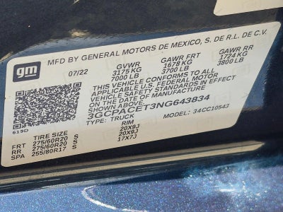 2022 Chevrolet Silverado 1500 Crew Cab Short Box 2-Wheel Drive LT