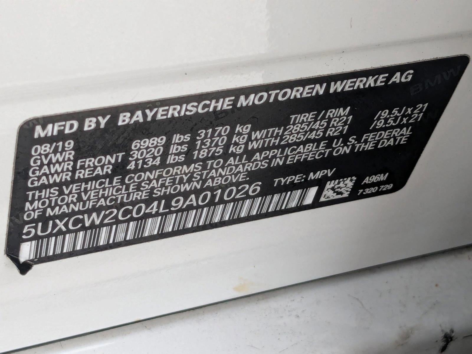 2020 BMW X7 xDrive40i Sports Activity Vehicle