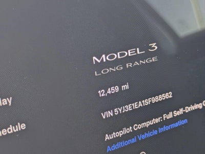2025 Tesla Model 3 Long Range RWD