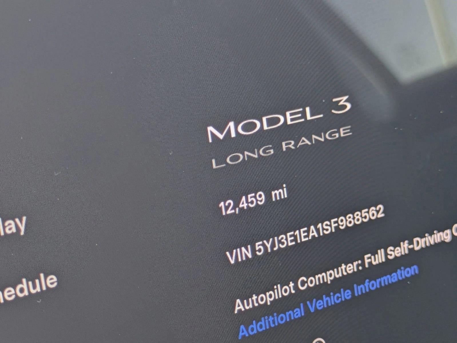 2025 Tesla Model 3 Long Range RWD