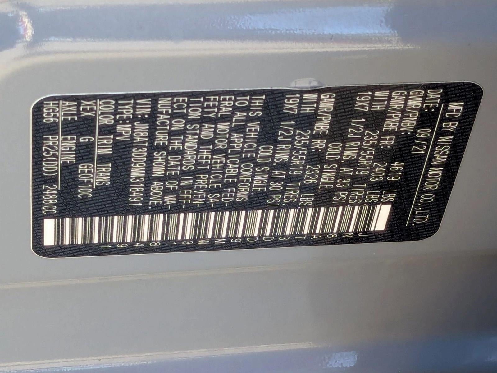 2021 Nissan Rogue AWD Platinum