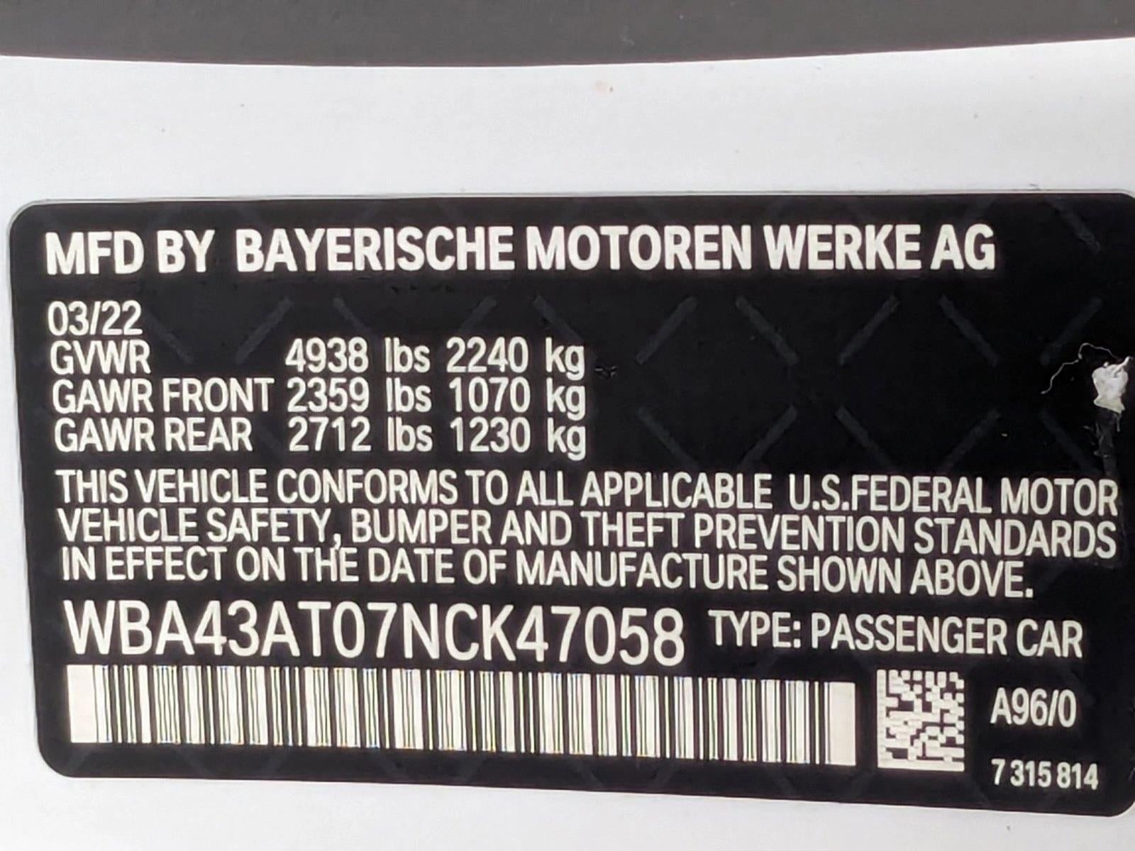 2022 BMW 430i xDrive Convertible