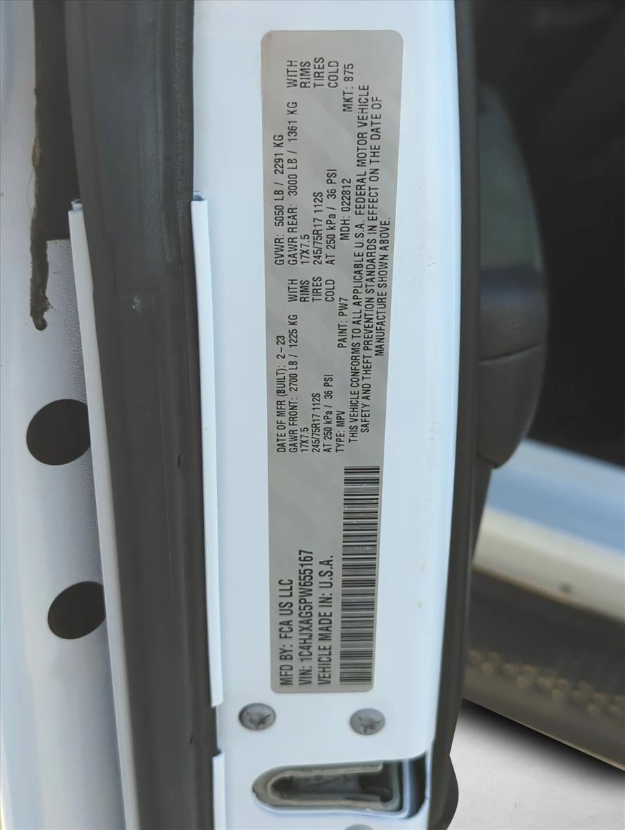 2023 Jeep Wrangler Sport 2 Door 4x4