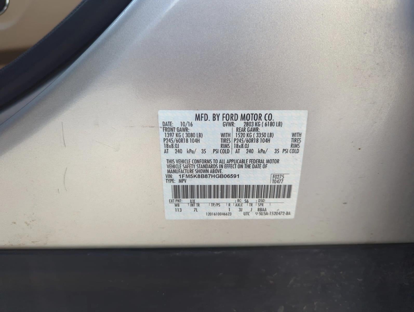 2017 Ford Explorer Base 4WD