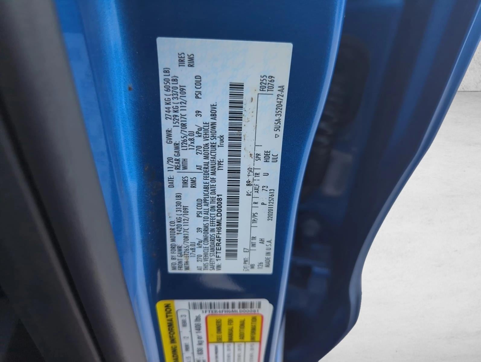 2021 Ford Ranger XLT 4WD SuperCrew 5' Box