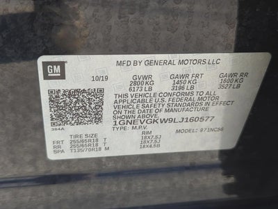 2020 Chevrolet Traverse AWD 1LT