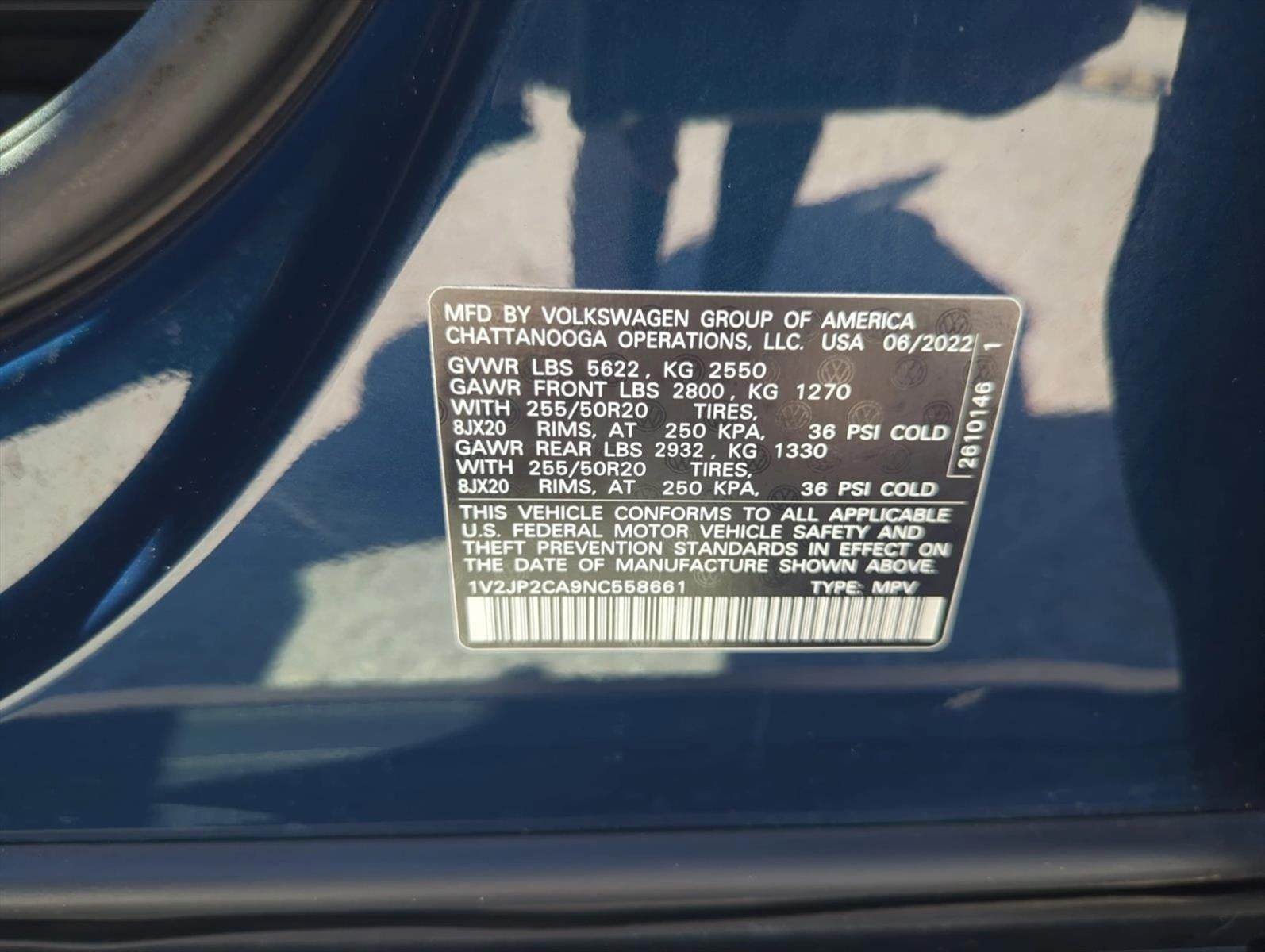 2022 Volkswagen Atlas 2.0T SE w/Technology FWD