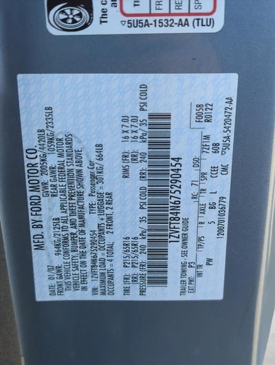 2007 Ford Mustang 2dr Conv Deluxe