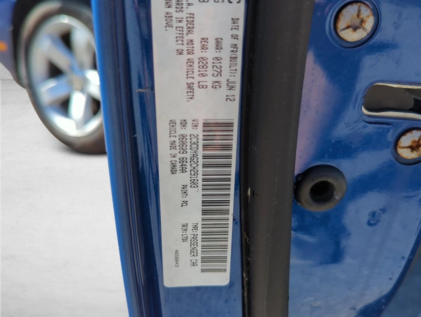 2012 Dodge Challenger 2dr Cpe SXT