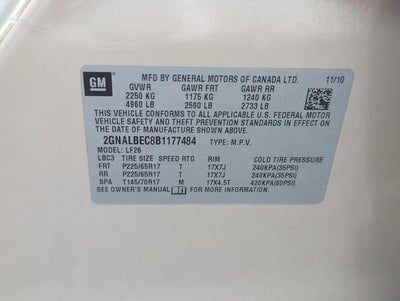 2011 Chevrolet Equinox FWD 4dr LS