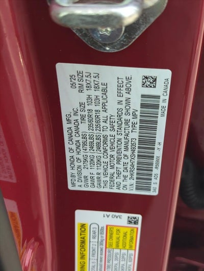 2025 Honda CR-V EX-L AWD