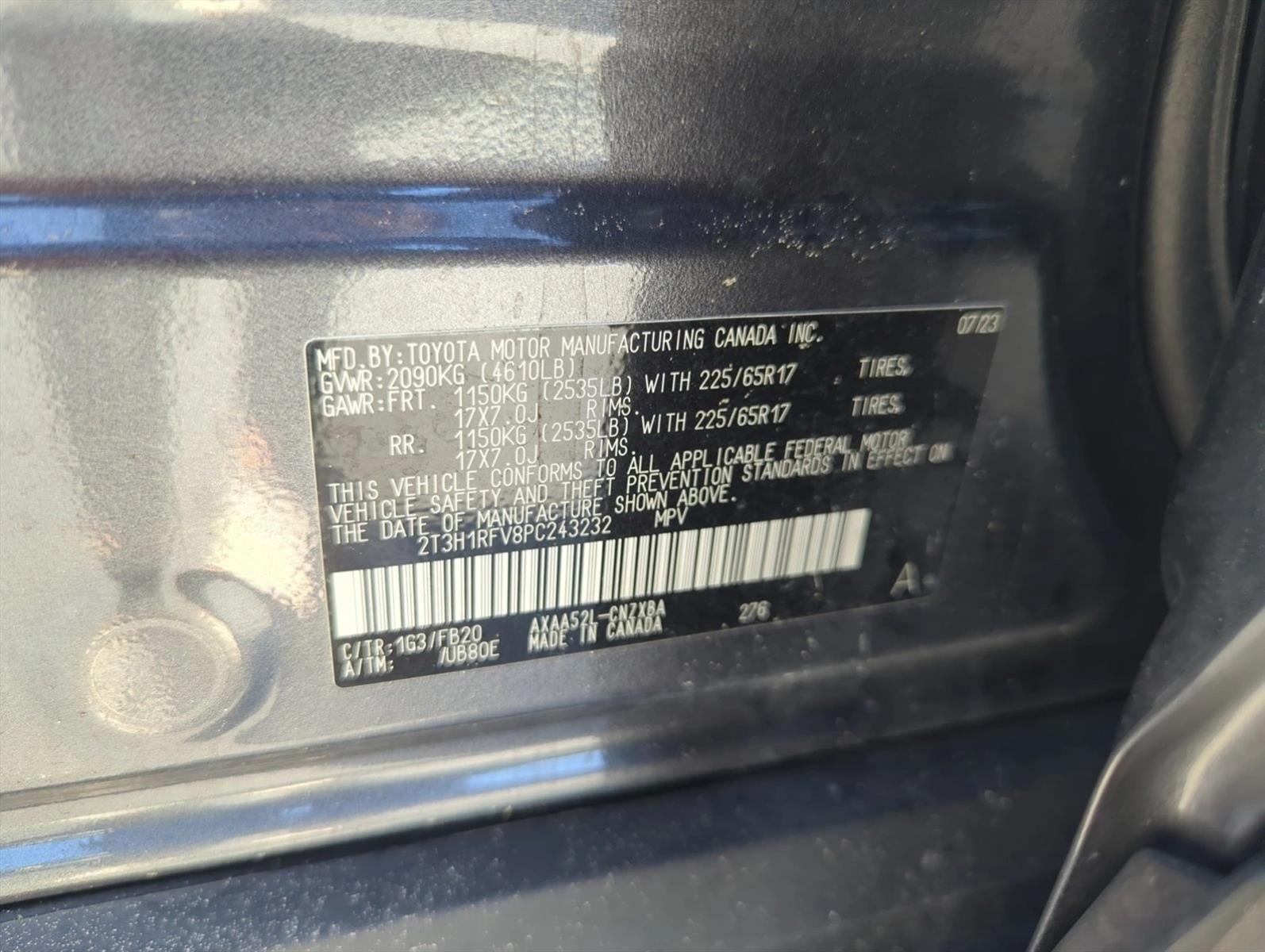 2023 Toyota RAV4 LE FWD (GS)