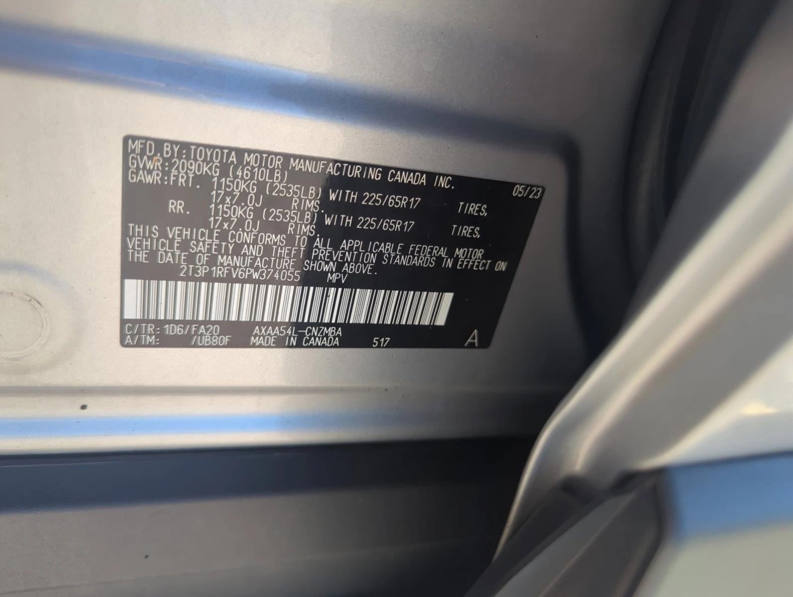 2023 Toyota RAV4 XLE AWD (Natl)