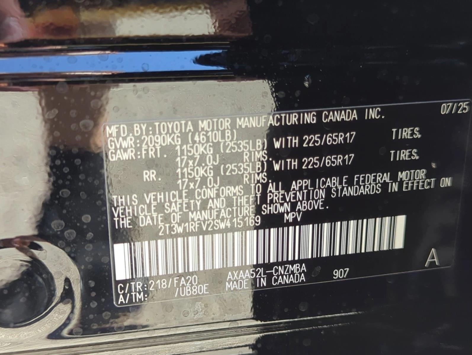 2025 Toyota RAV4 XLE FWD (GS)