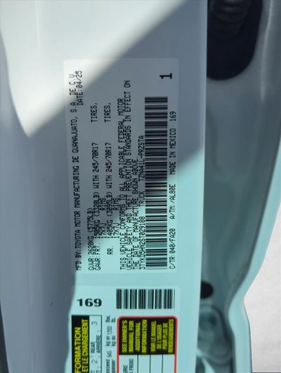 2025 Toyota Tacoma 2WD 2WD SR Double Cab 5' Bed AT (GS)