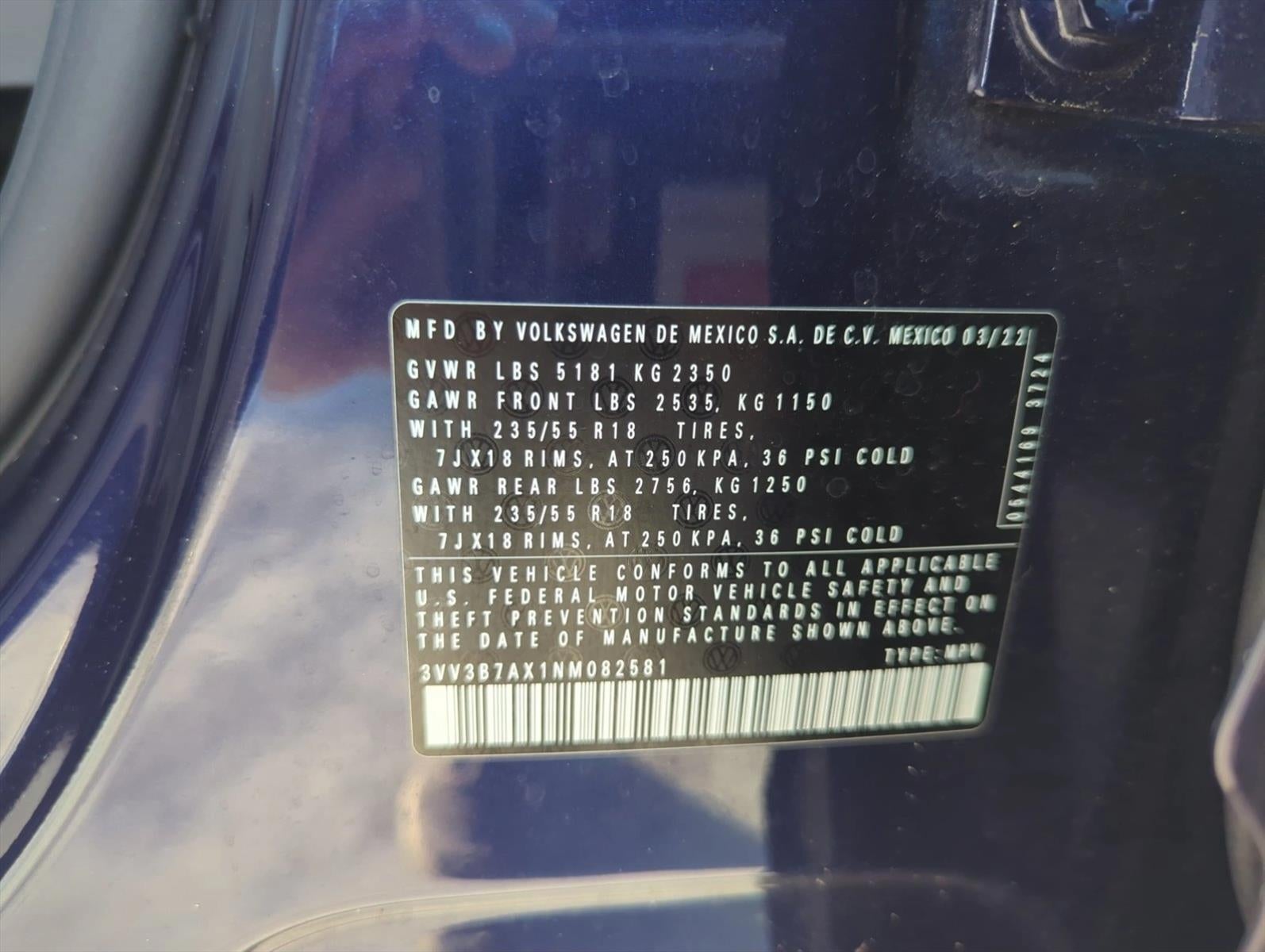 2022 Volkswagen Tiguan 2.0T SE FWD