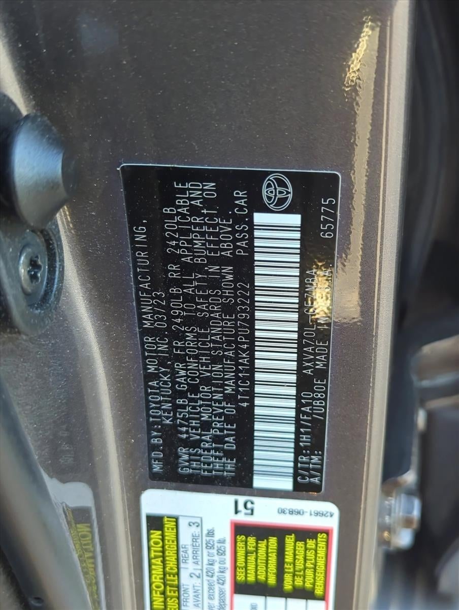 2023 Toyota Camry LE Auto (SE)