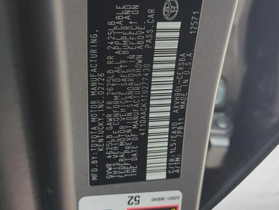 2026 Toyota Camry SE (SE)