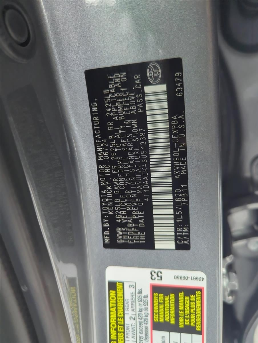 2025 Toyota Camry XSE (Natl)