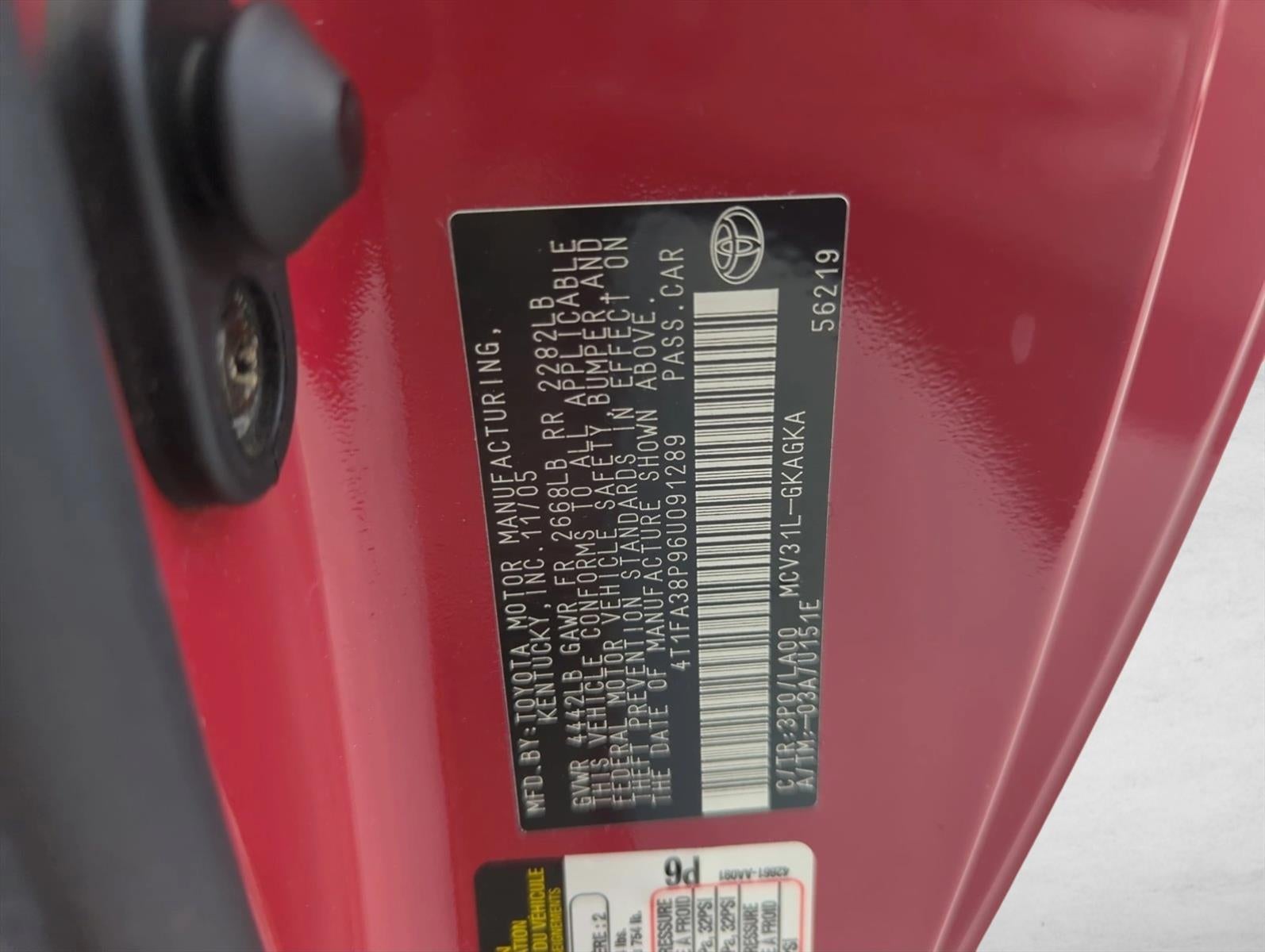 2006 Toyota Camry Solara 2dr Conv SLE V6 Auto (Natl)