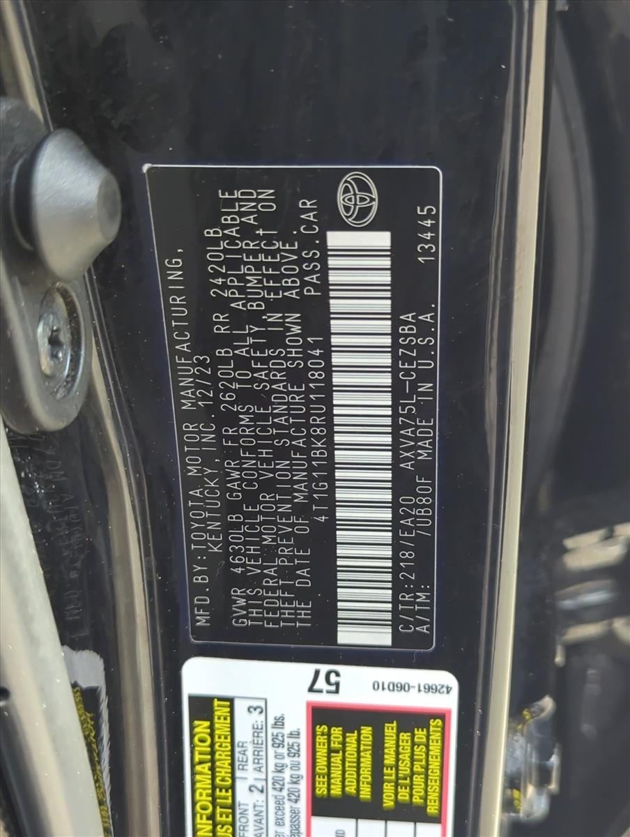 2024 Toyota Camry SE Auto AWD (Natl)