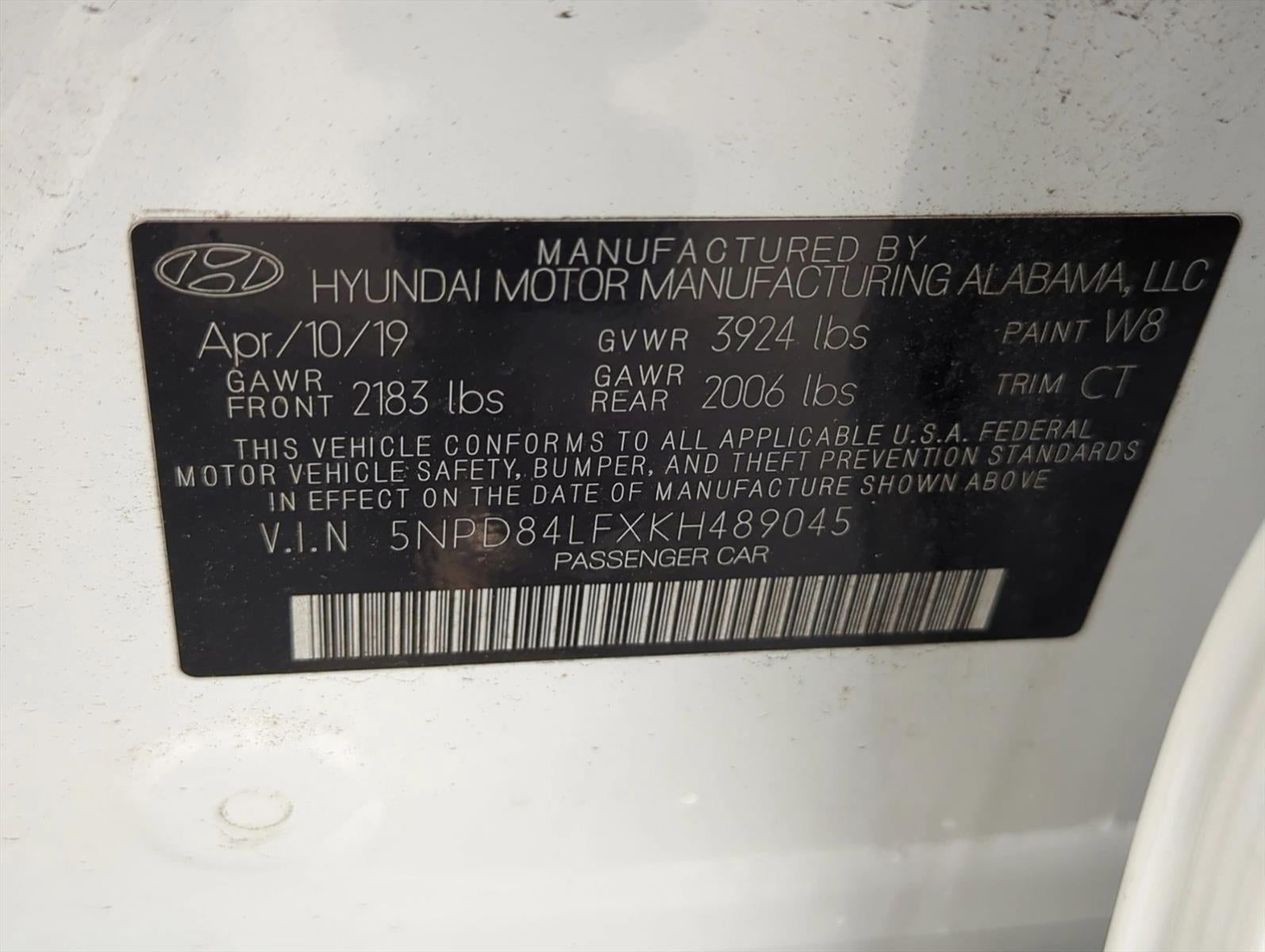 2019 Hyundai ELANTRA SEL Auto