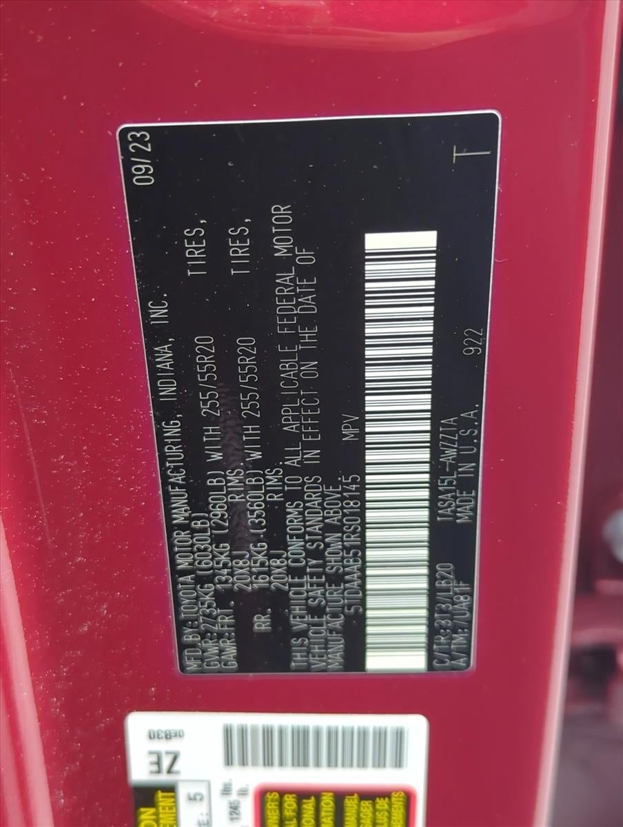 2024 Toyota Grand Highlander Platinum AWD (Natl)