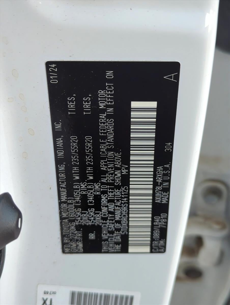 2024 Toyota Highlander Hybrid Limited AWD (Natl)