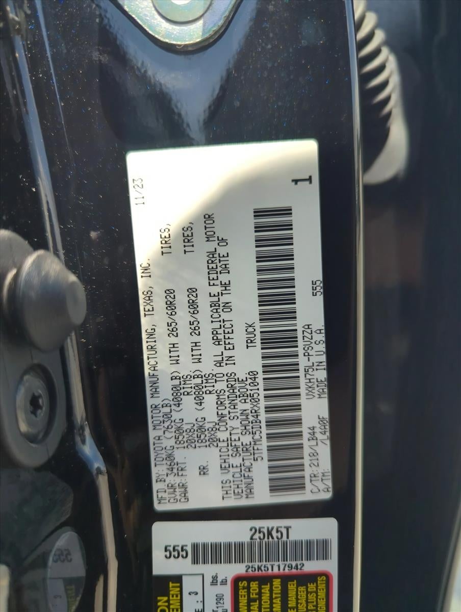 2024 Toyota Tundra 4WD 4WD 1794 Edition Hybrid CrewMax 5.5' Bed (Natl)