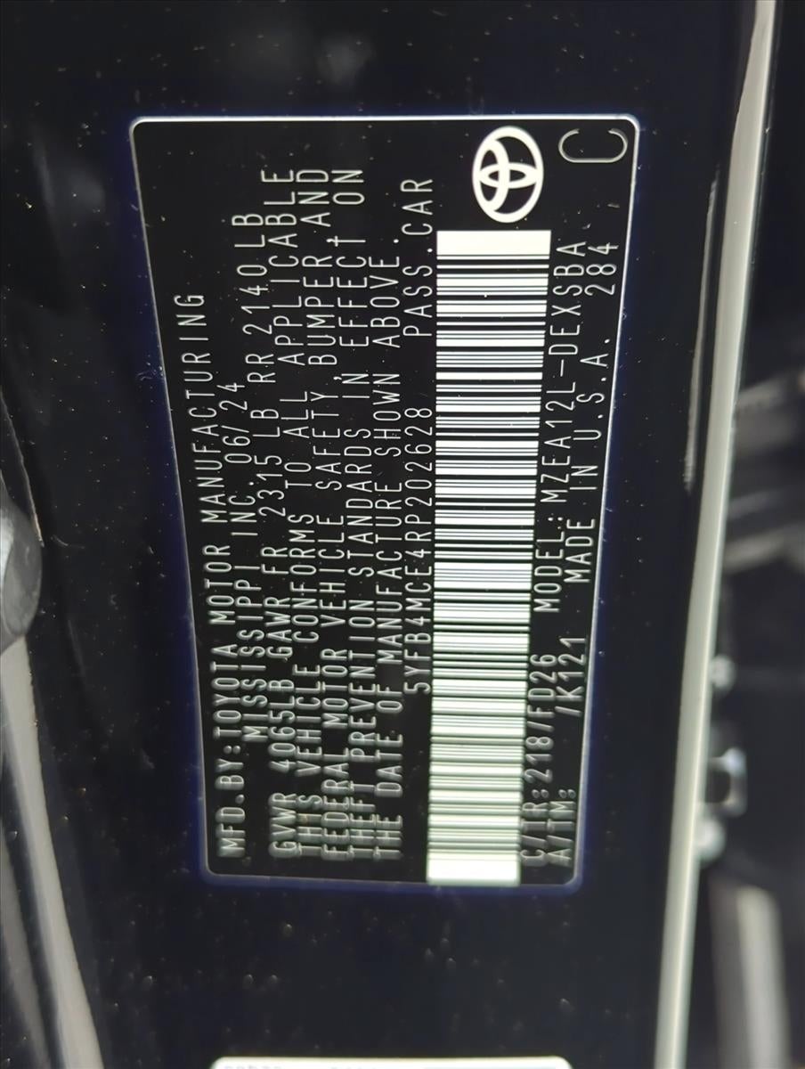 2024 Toyota Corolla Nightshade Edition CVT (Natl)