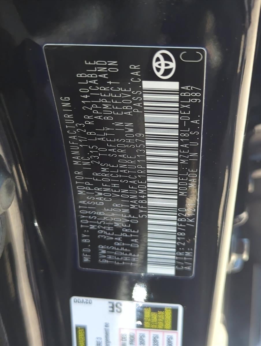 2024 Toyota Corolla LE CVT (Natl)