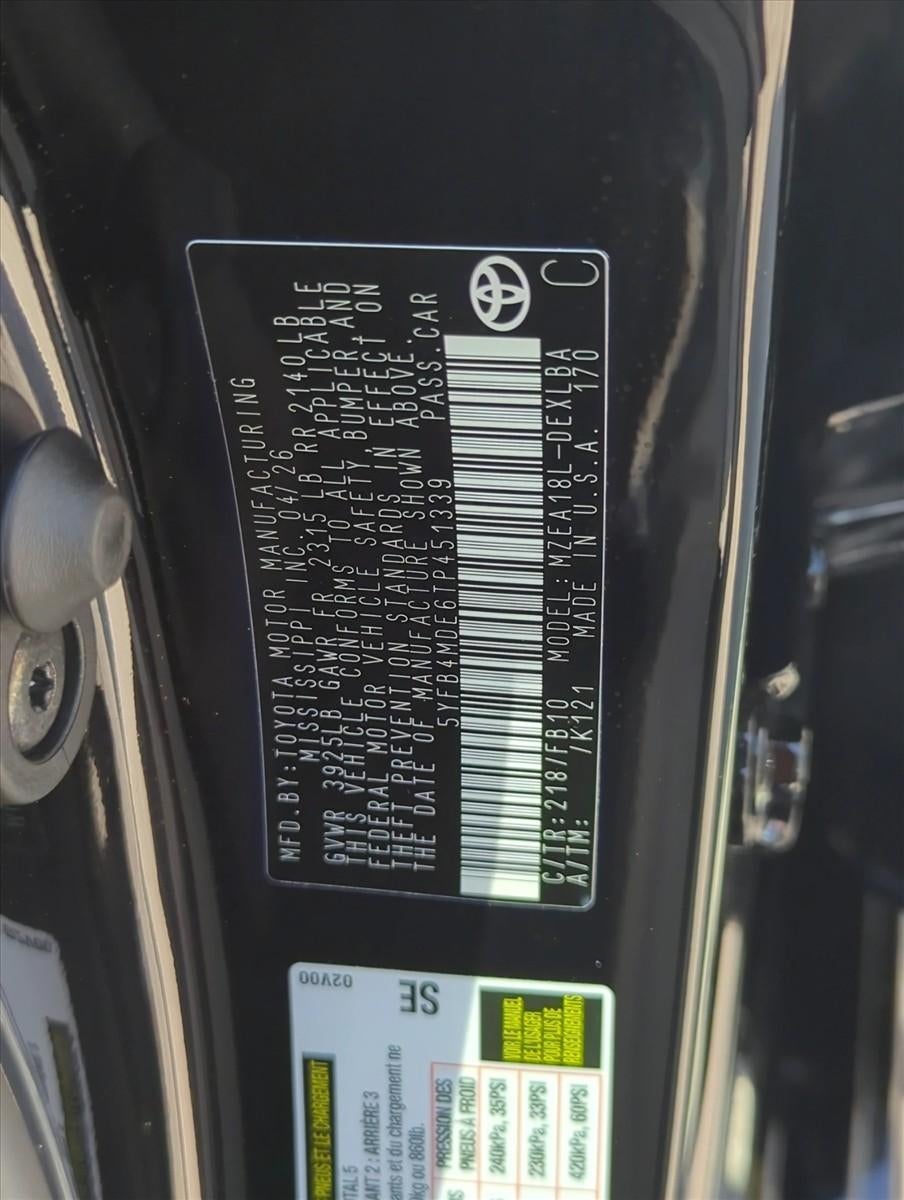 2026 Toyota Corolla LE CVT (Natl)