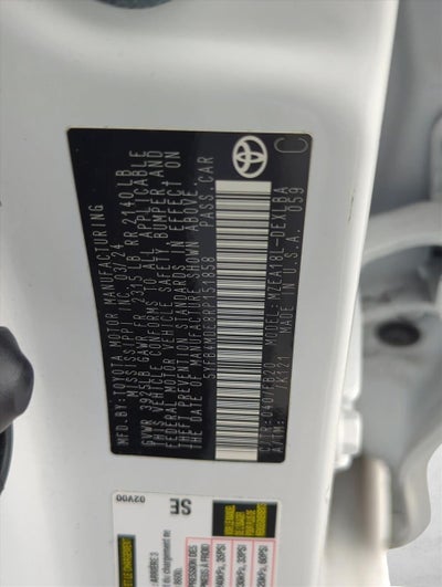 2024 Toyota Corolla LE CVT (Natl)