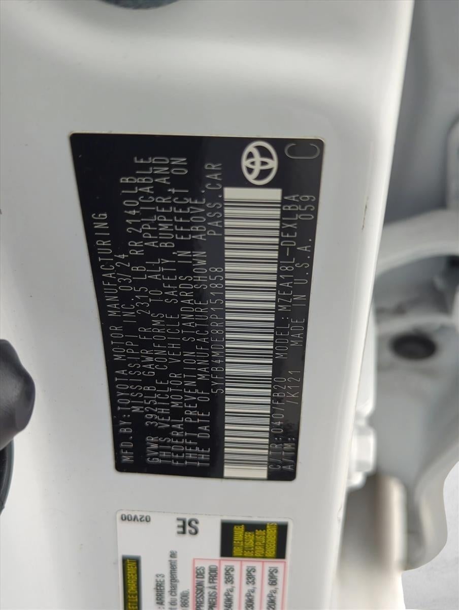 2024 Toyota Corolla LE CVT (Natl)