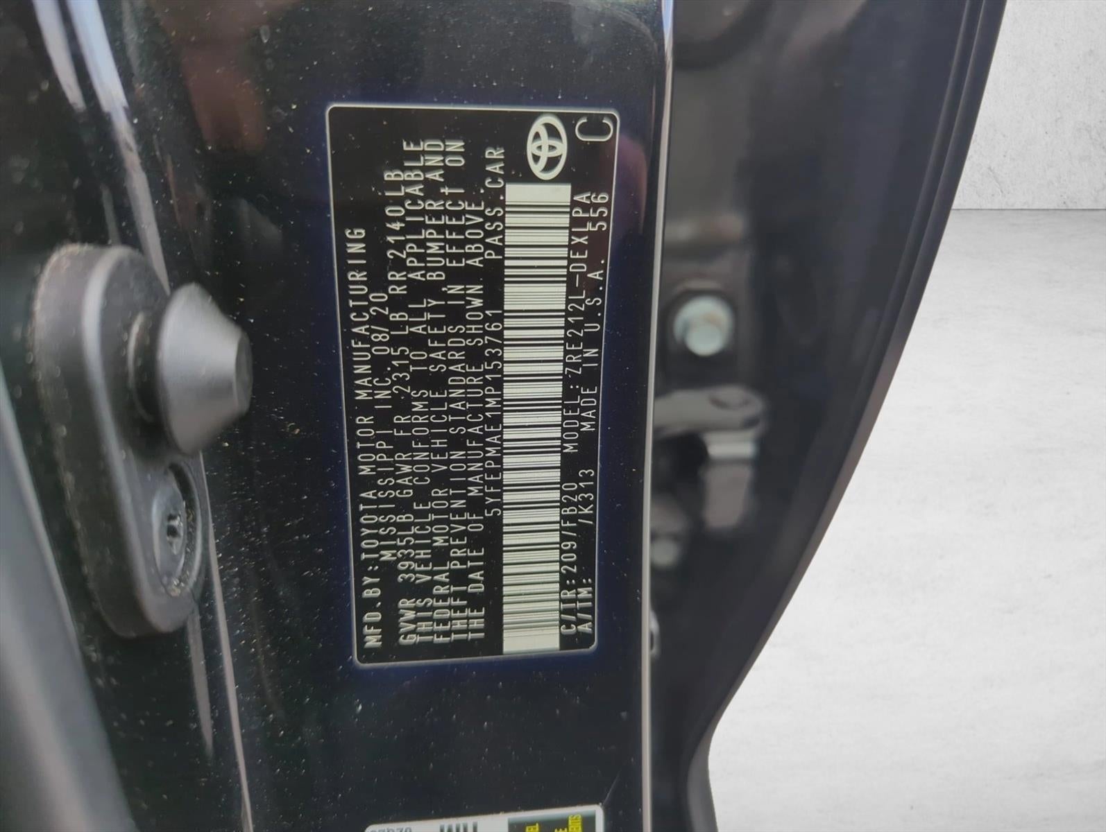 2021 Toyota Corolla LE CVT (Natl)