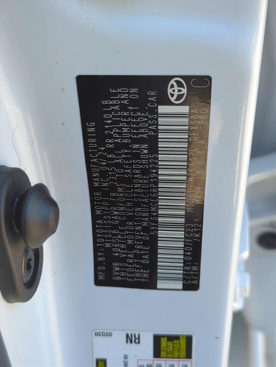 2024 Toyota Corolla SE CVT (Natl)