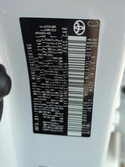 2023 Toyota Corolla SE CVT (Natl)